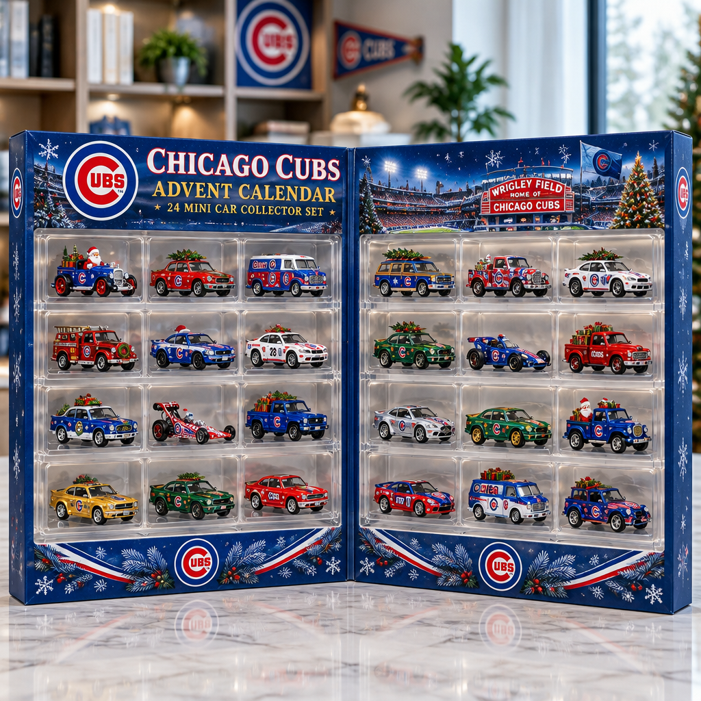 Chicago Cubs Premium Mini Car Advent Calendar