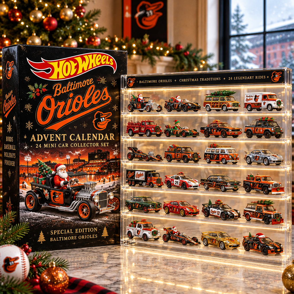 Baltimore Orioles Premium Mini Car Advent Calendar