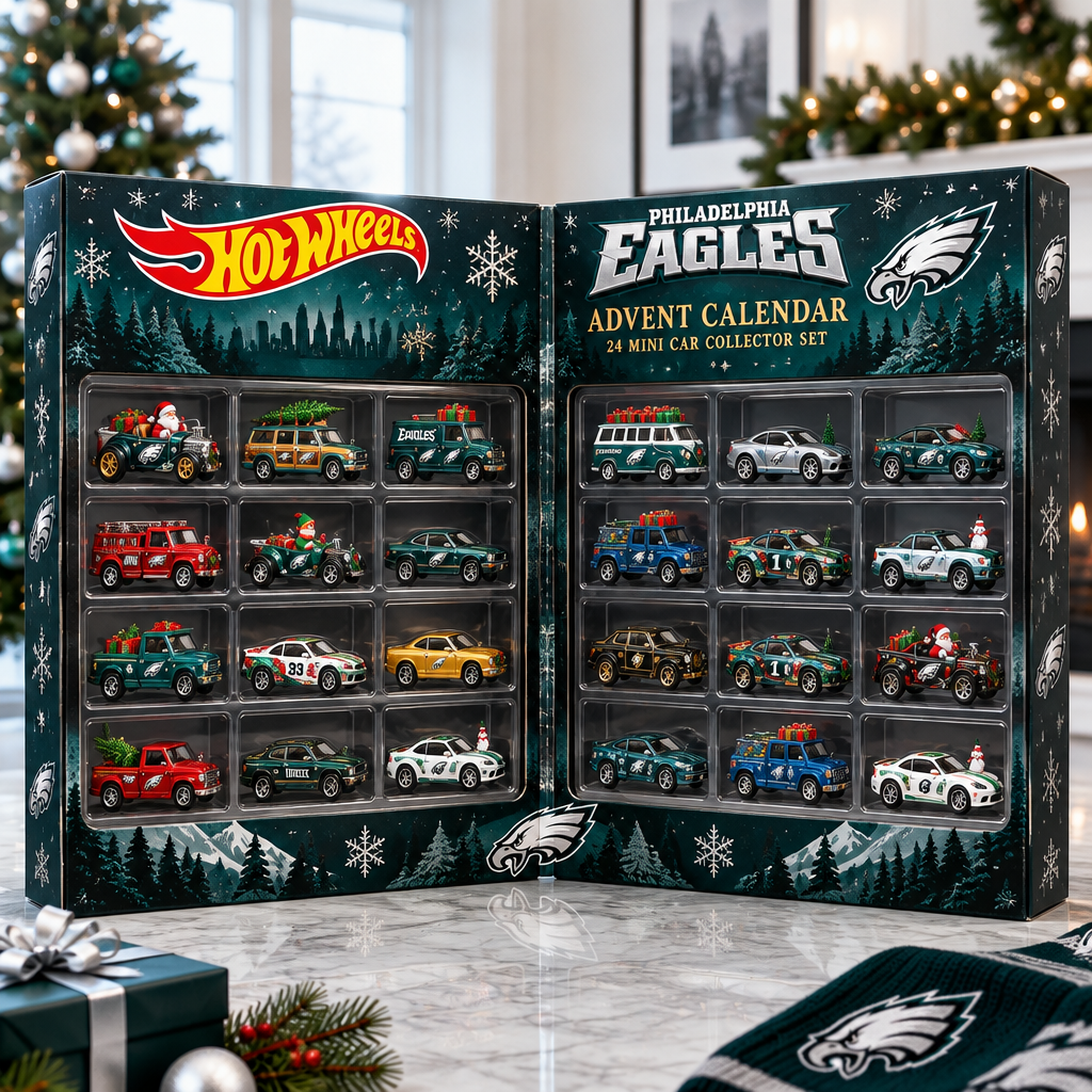 Philadelphia Eagles Premium Mini Car Advent Calendar