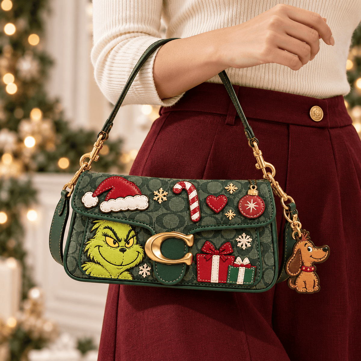 Premium TGR Coach Shoulder Cross With Charm NPL