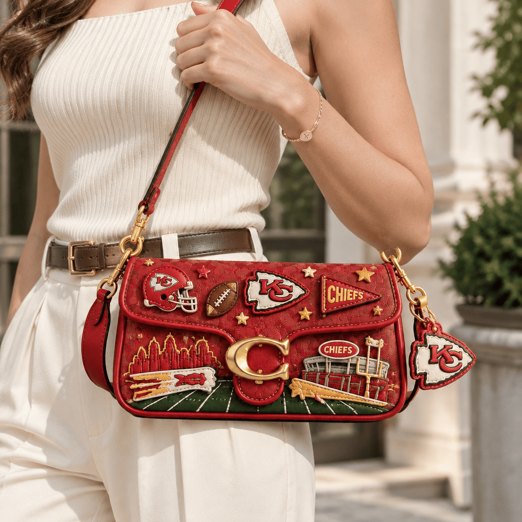 Premium KCC Coach Shoulder Cross With Charm LNTH
