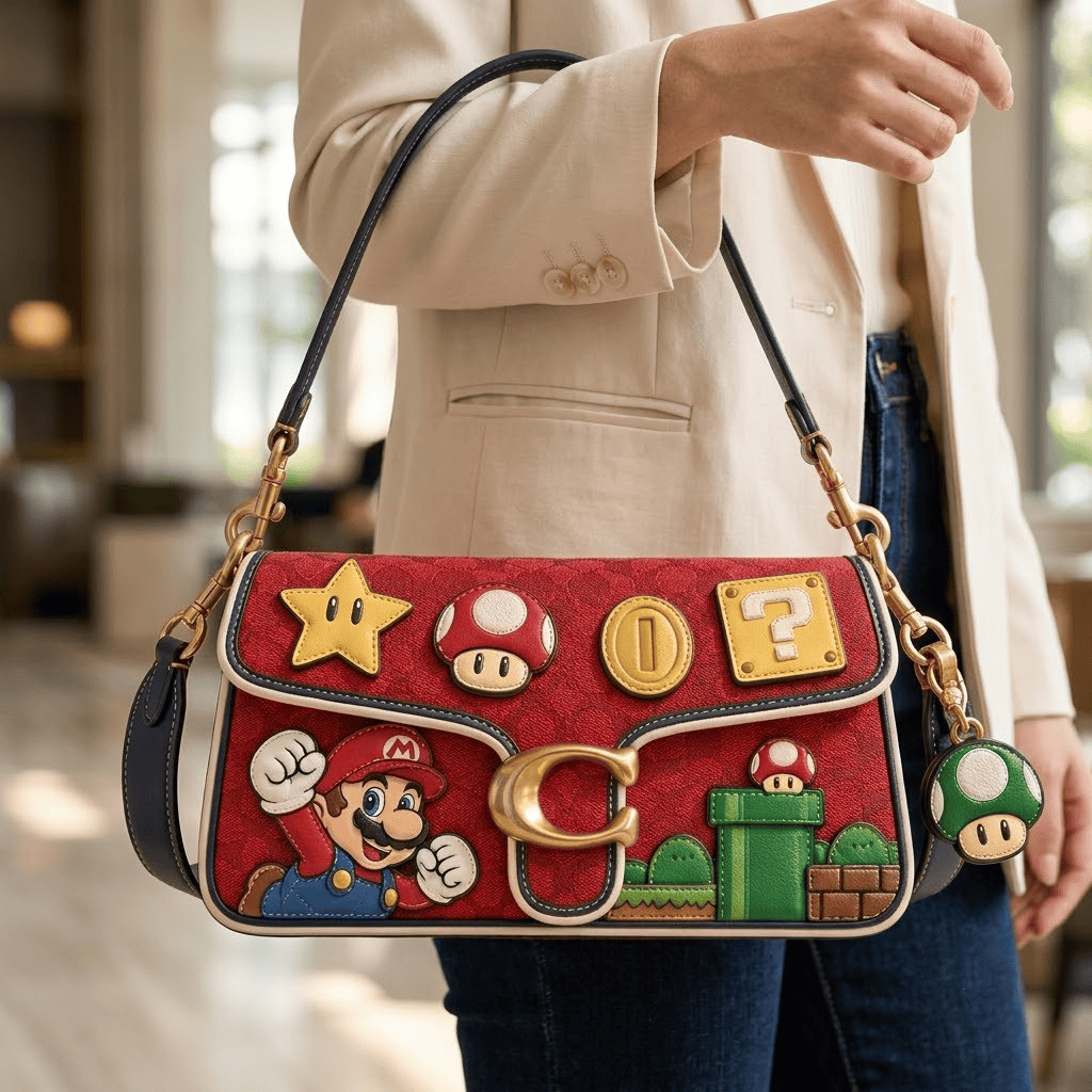 Premium MRO Coach Shoulder Cross With Charm NPL