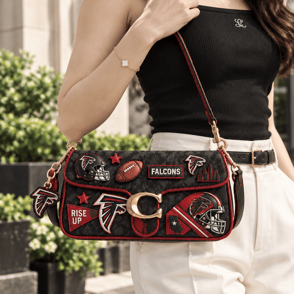 Premium ATF Coach Shoulder Cross With Charm LNTH
