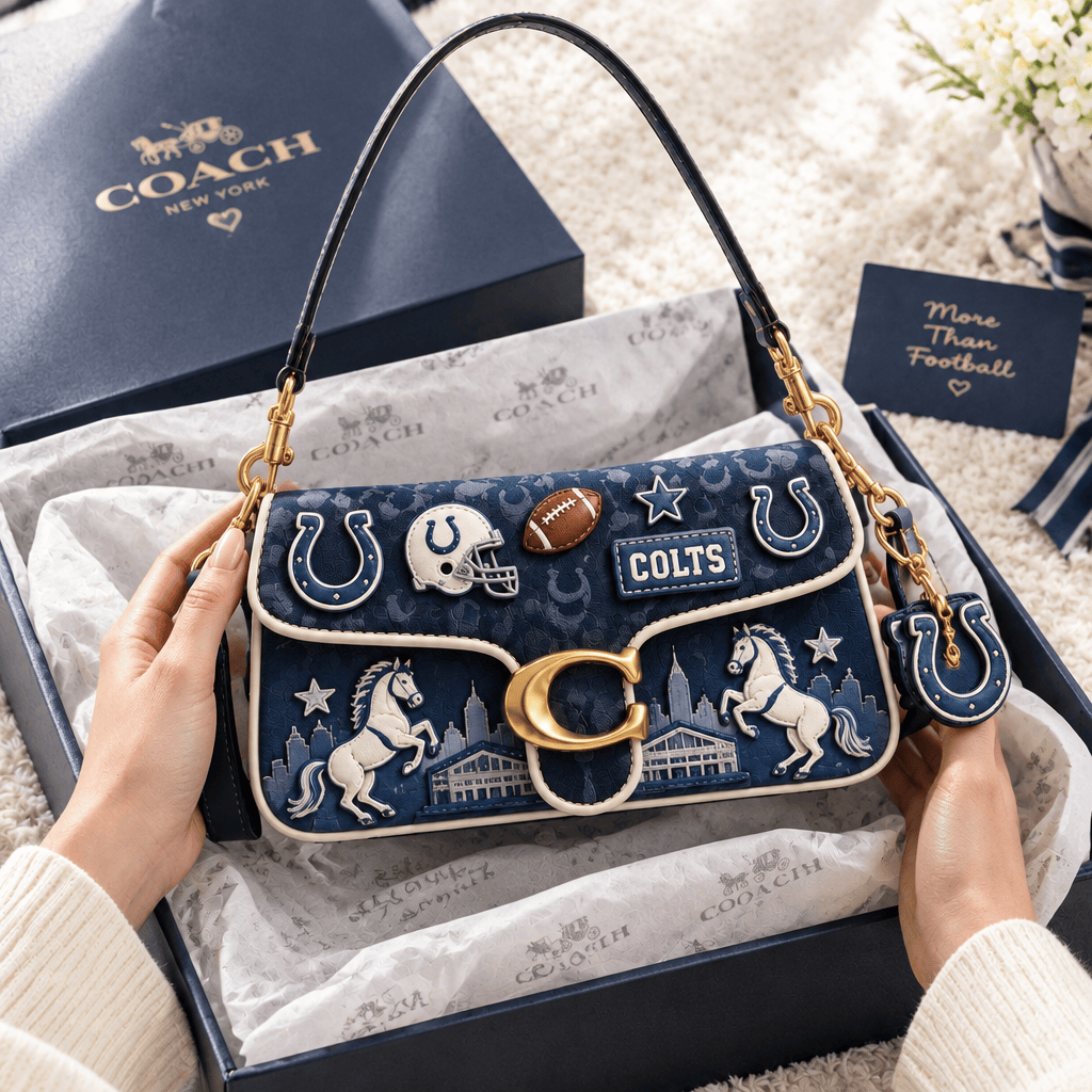 Premium IDC Coach Shoulder Cross With Charm LNTH