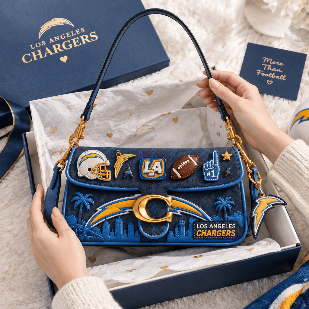 Premium LAC Coach Shoulder Cross With Charm LNTH
