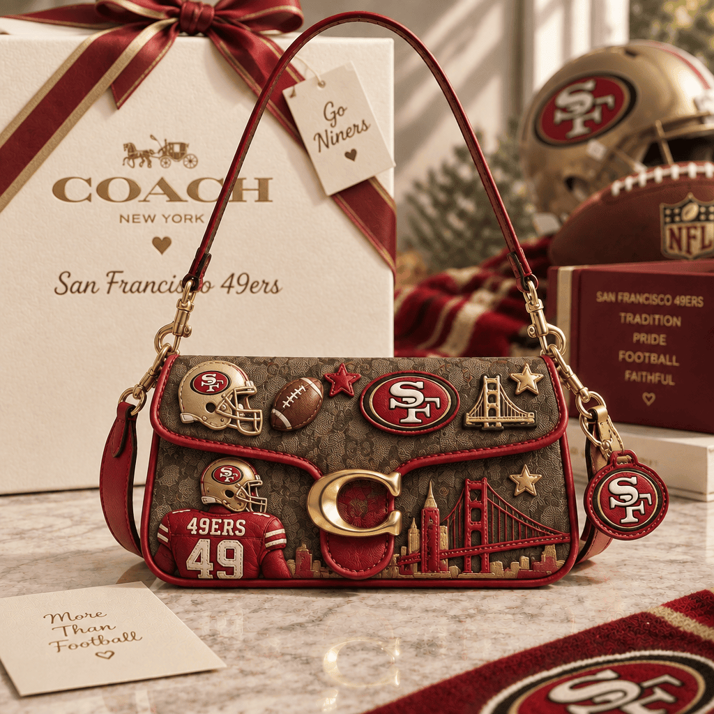 Premium SF49 Coach Shoulder Cross With Charm LNTH