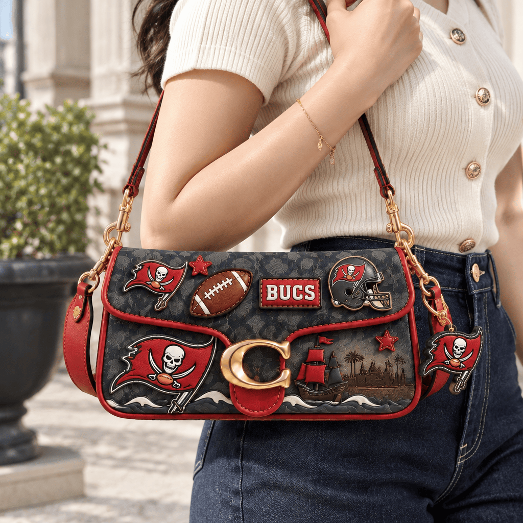 Premium TBB Coach Shoulder Cross With Charm LNTH