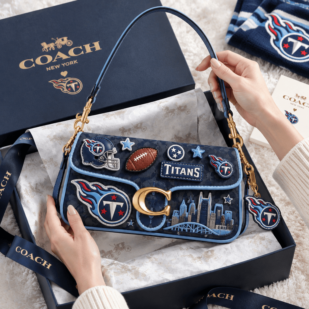 Premium TNST Coach Shoulder Cross With Charm LNTH