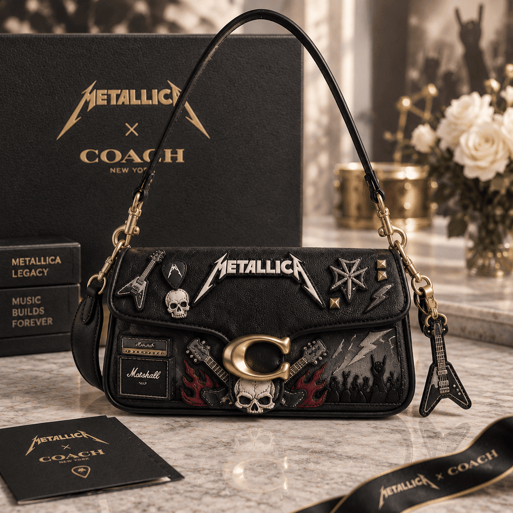 Premium MTLC Coach Shoulder Cross With Charm LNTH
