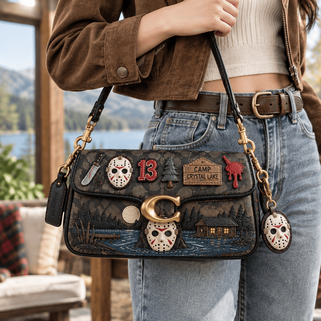 Premium F13 Coach Shoulder Cross With Charm LNTH