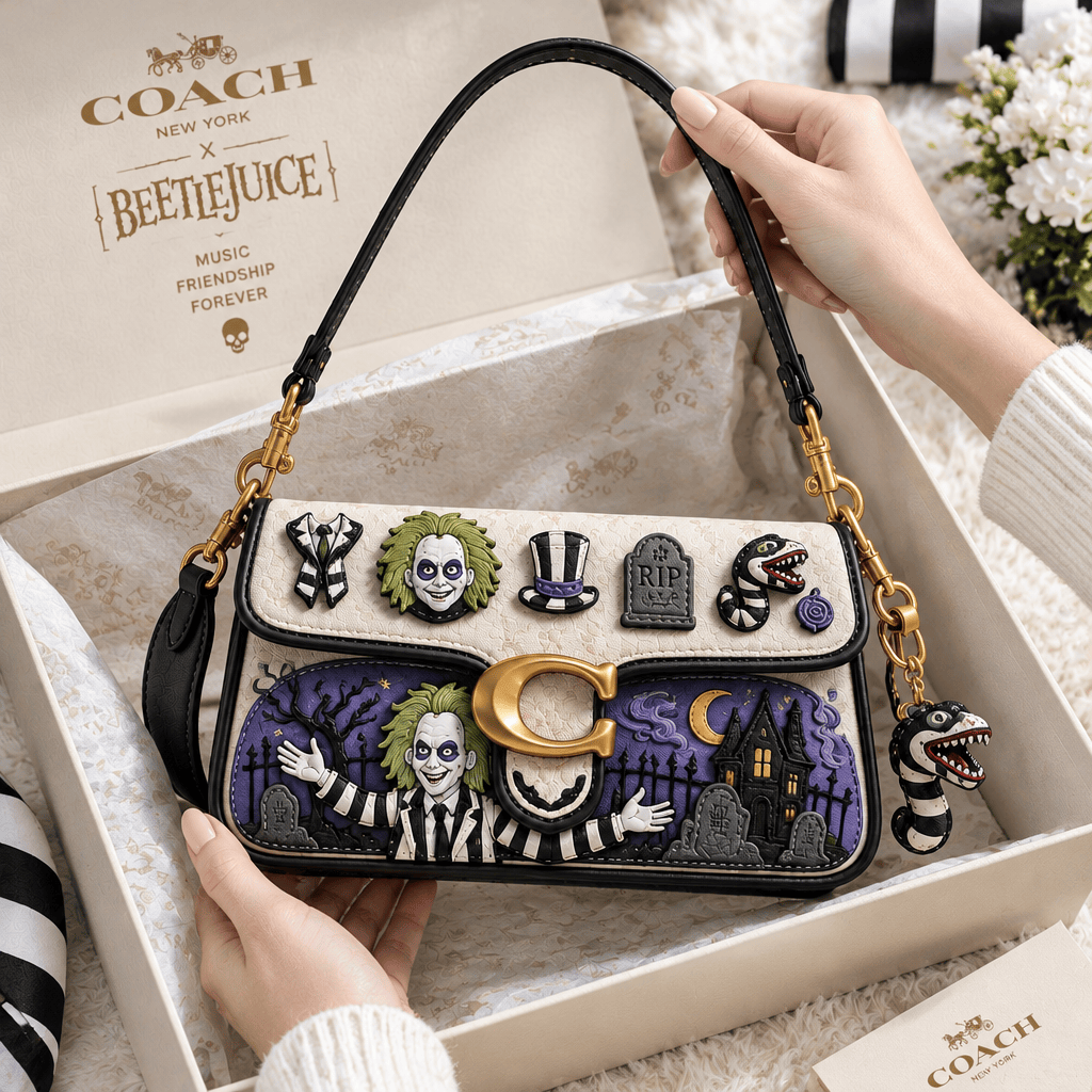 Premium BTJ Coach Shoulder Cross With Charm LNTH