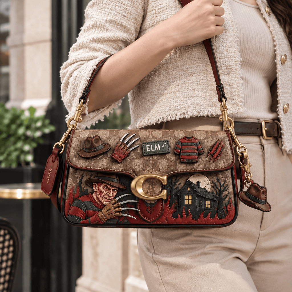 Premium ANES Coach Shoulder Cross With Charm LNTH