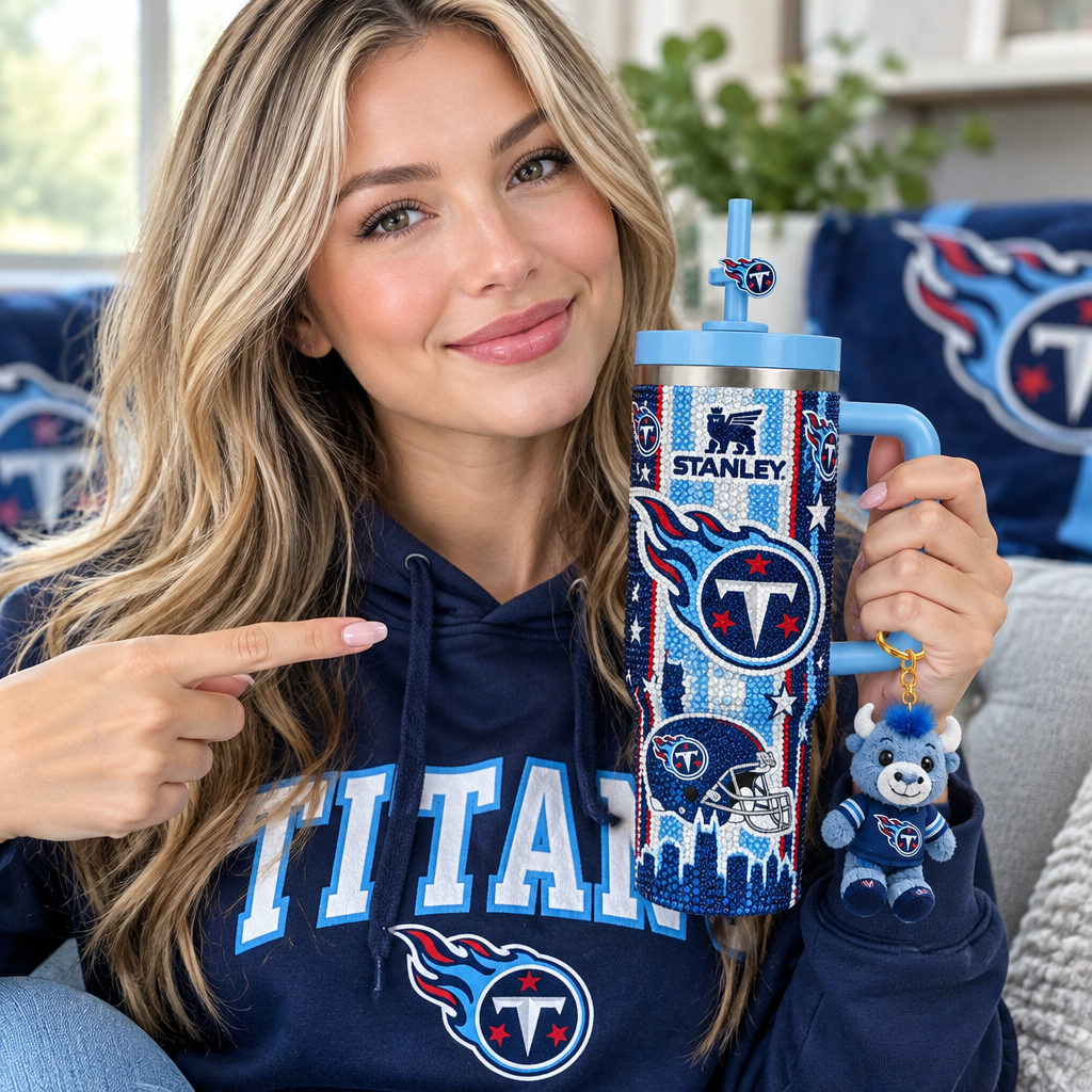 Tennessee Titans 40oz Tumbler With Handle TTNL