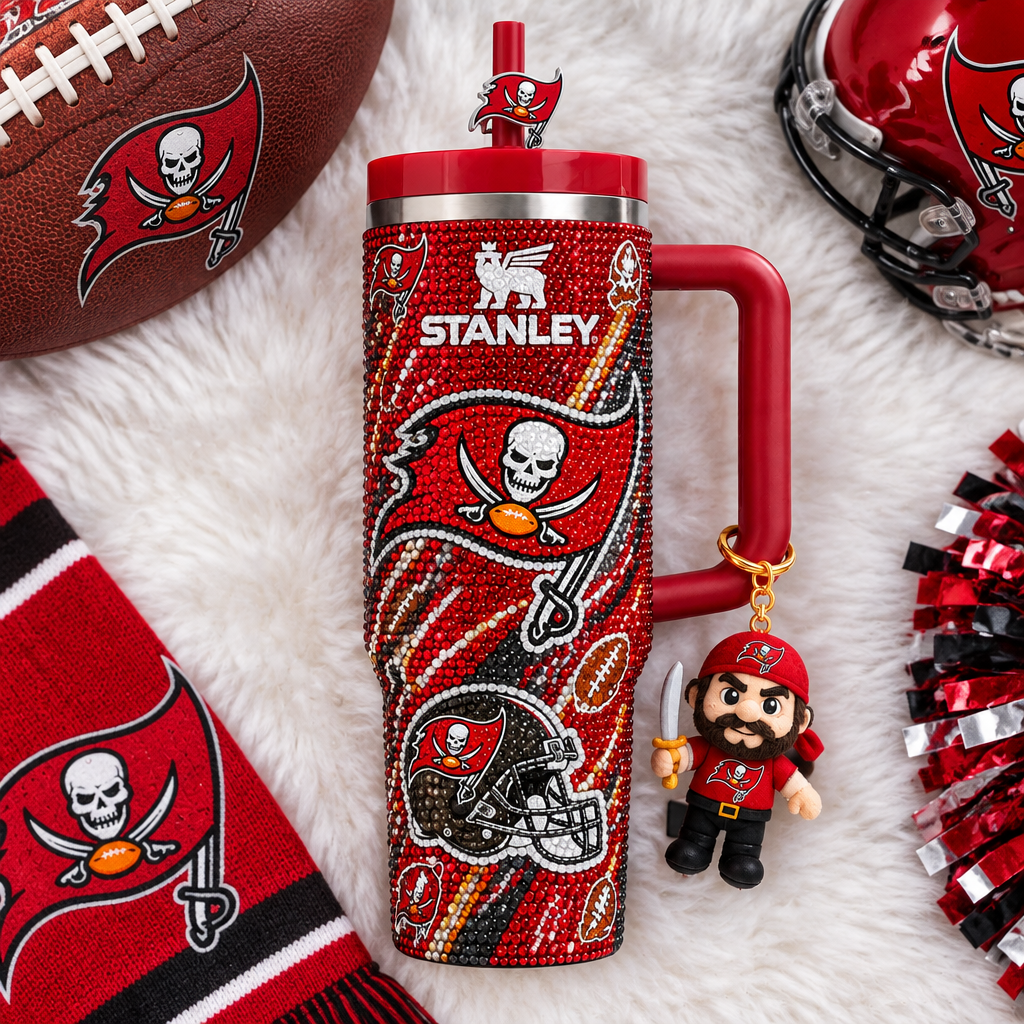 Tampa Bay Buccaneers 40oz Tumbler With Handle TTNL