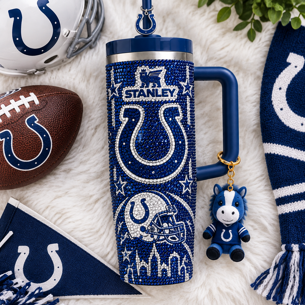 Indianapolis Colts 40oz Tumbler With Handle TTNL