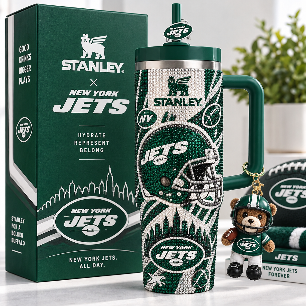 New York Jets 40oz Tumbler With Handle TTNL