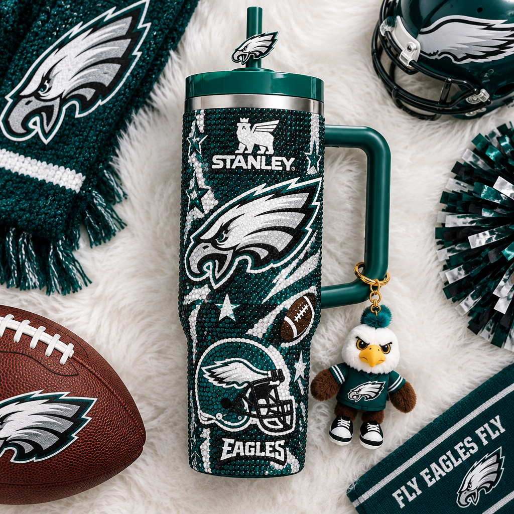 Philadelphia Eagles 40oz Tumbler With Handle TTNL