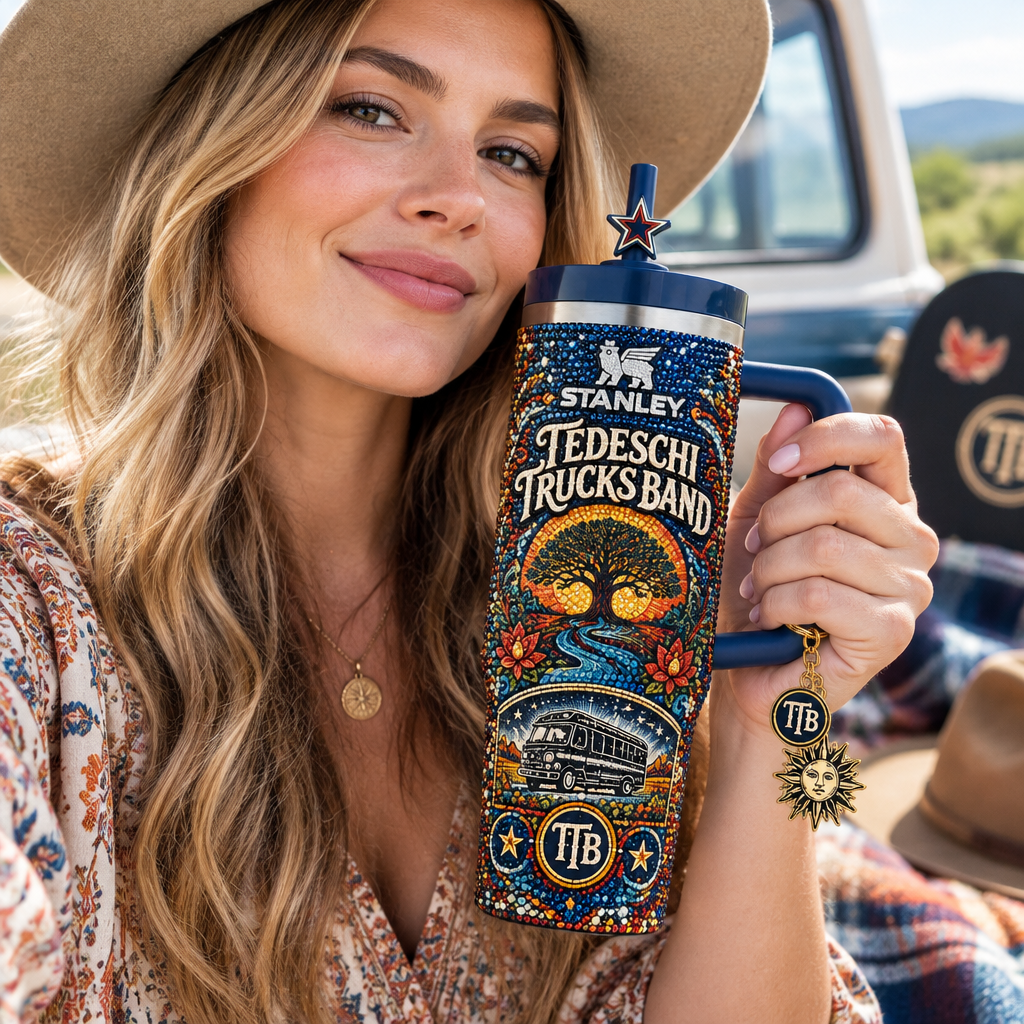 Tedeschi Trucks Band 40oz Tumbler With Handle TTNL