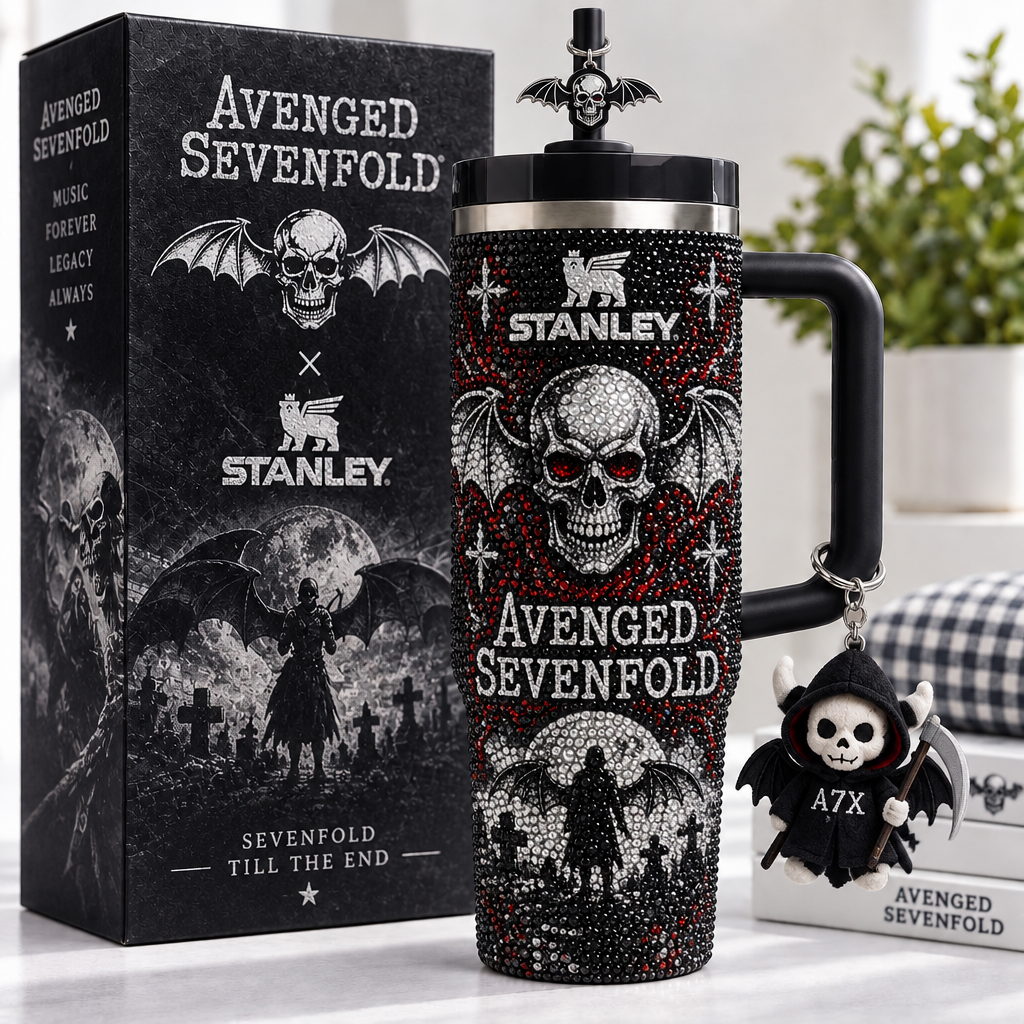 Avenged Sevenfold 40oz Tumbler With Handle TTNL