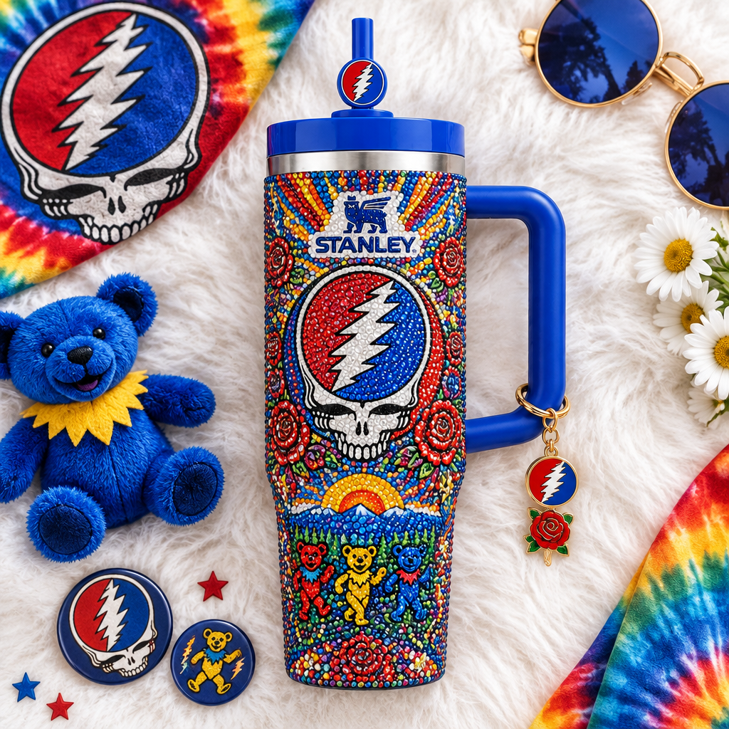 Dead Company 40oz Tumbler With Handle TTNL