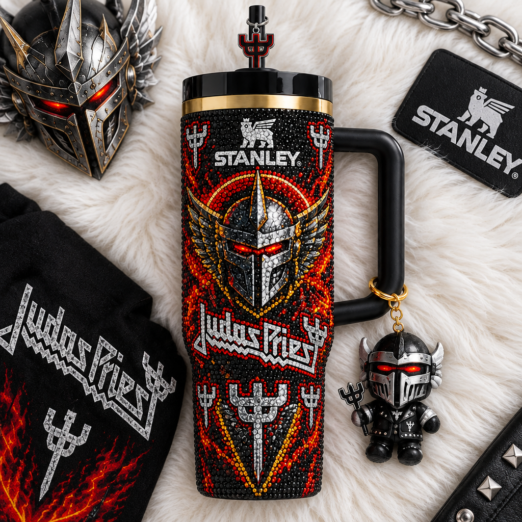 Judas Priest 40oz Tumbler With Handle TTNL
