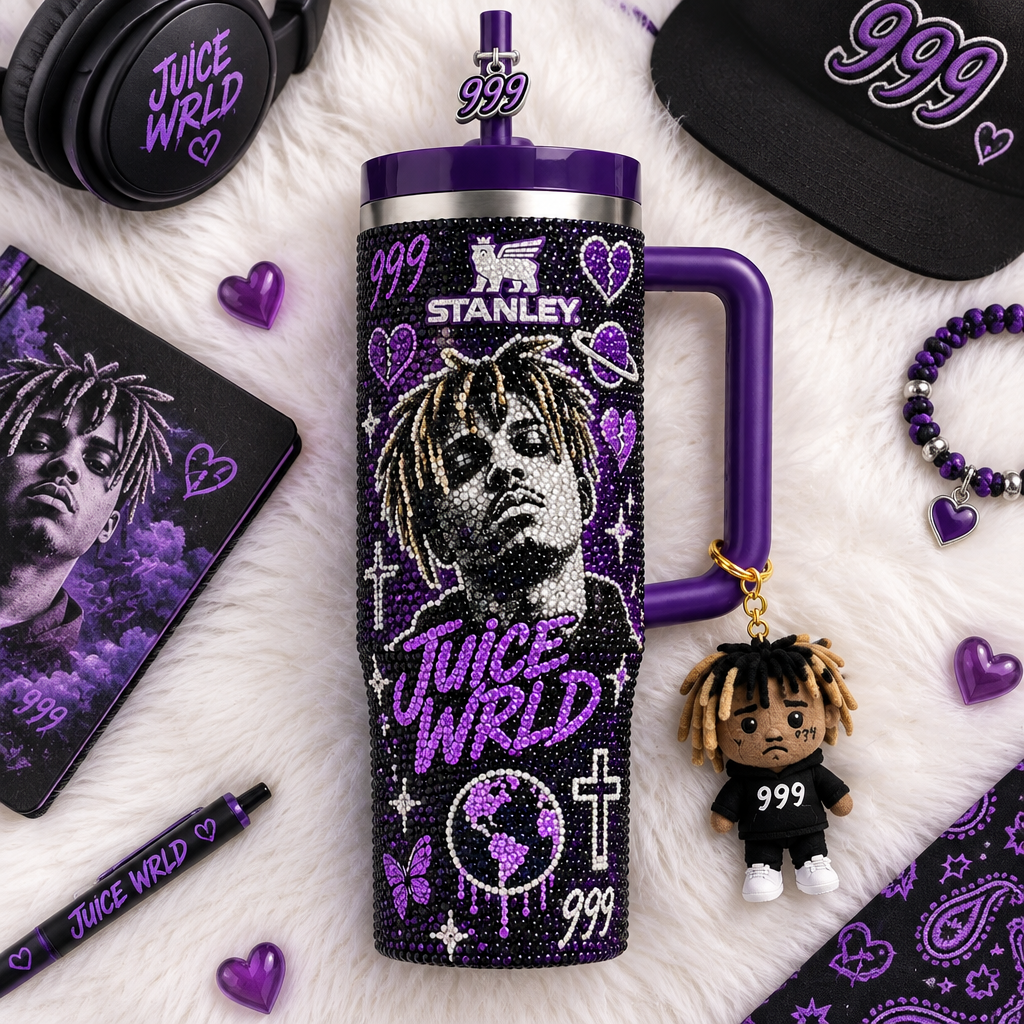 Juice Wrld 40oz Tumbler With Handle TTNL