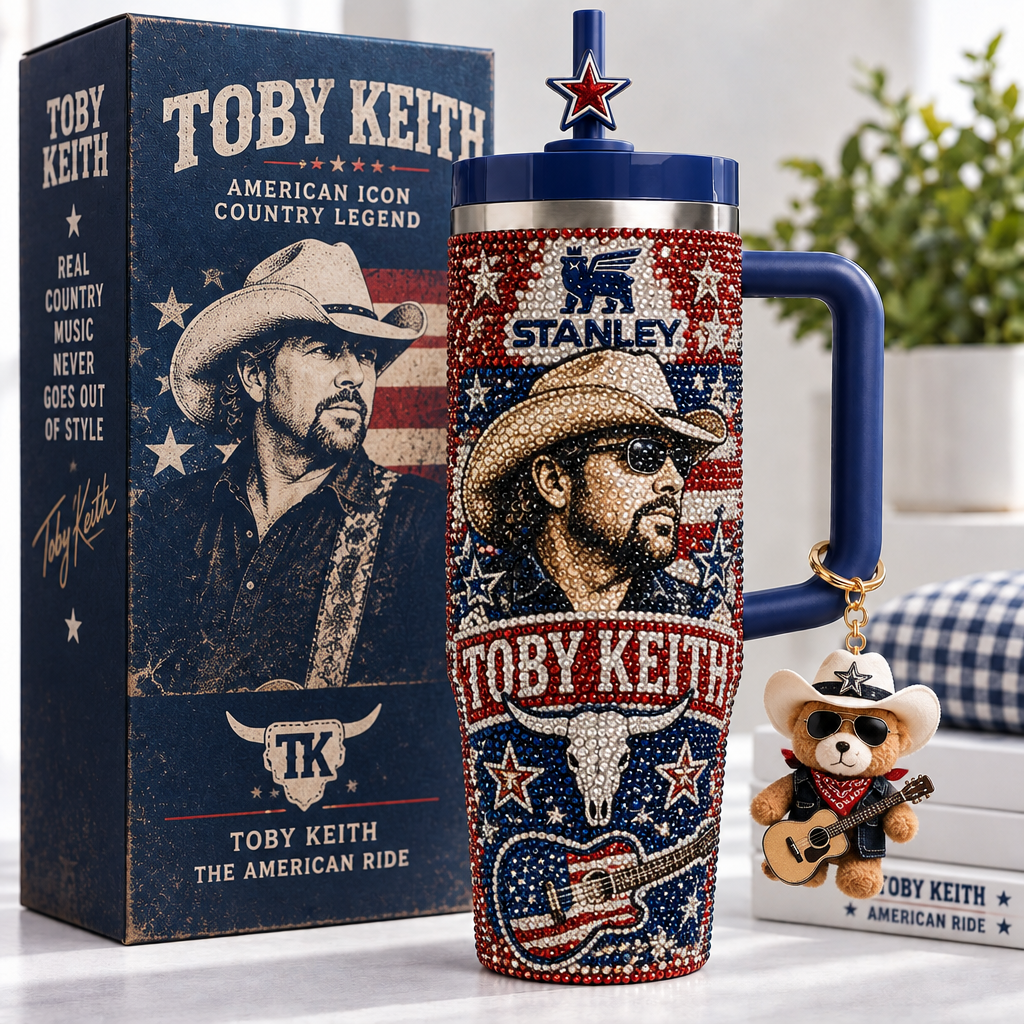 Toby Keith 40oz Tumbler With Handle TTNL