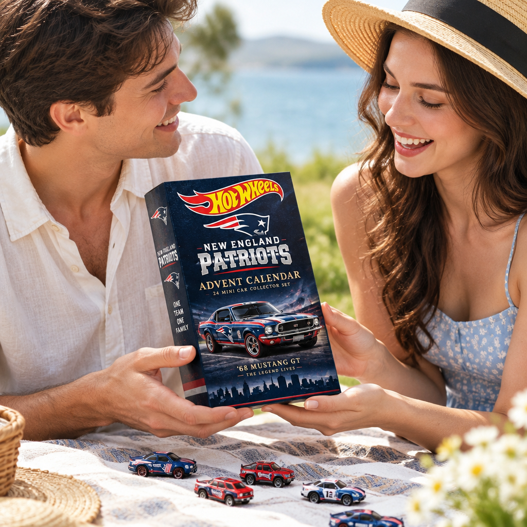 New England Patriots Premium Mini Car Advent Calendar