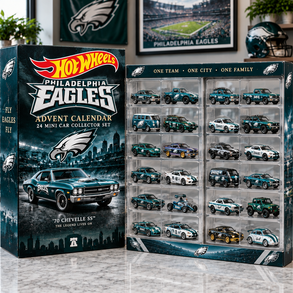 Philadelphia Eagles Premium Mini Car Advent Calendar