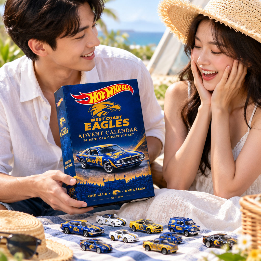 West Coast Eagles Premium Mini Car Advent Calendar