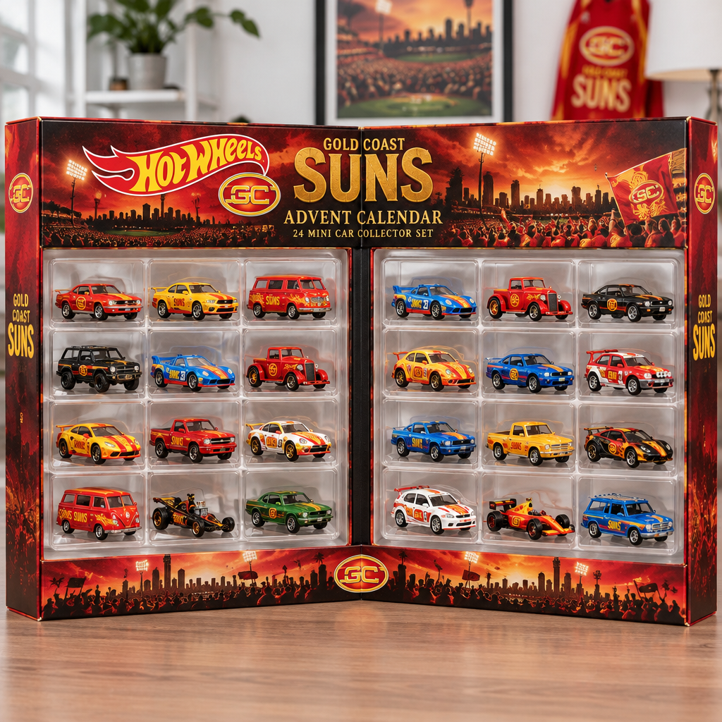 Gold Coast Suns Premium Mini Car Advent Calendar