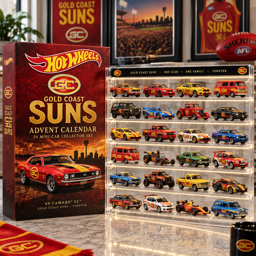 Gold Coast Suns Premium Mini Car Advent Calendar