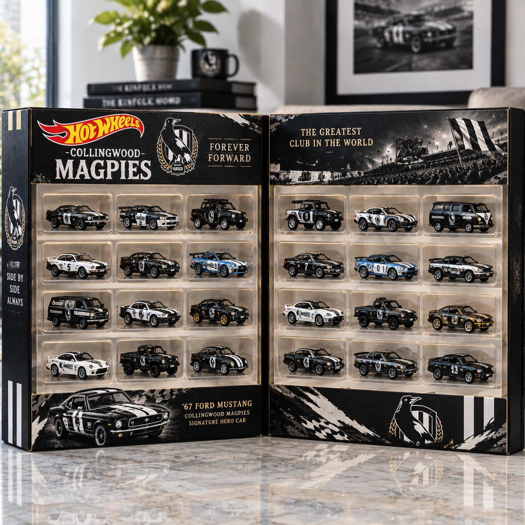 Collingwood Magpies Premium Mini Car Advent Calendar