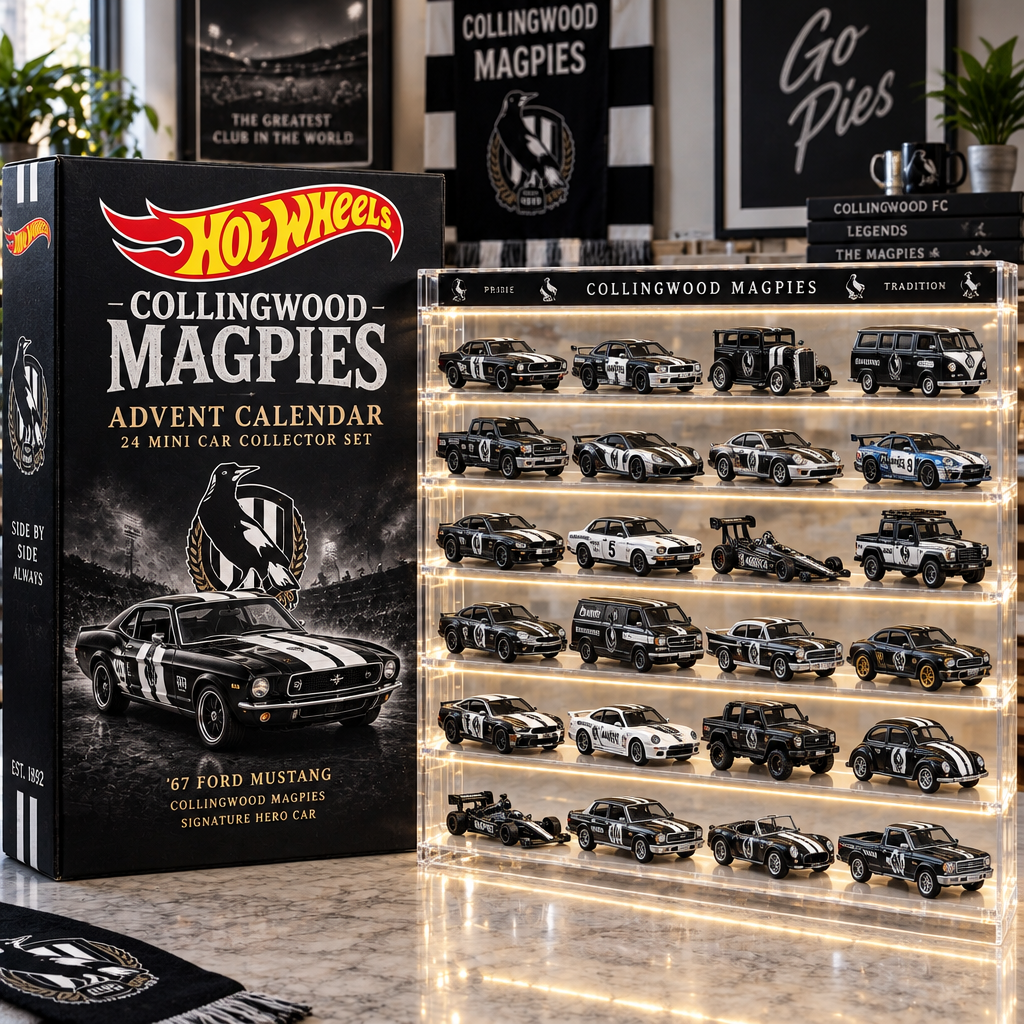 Collingwood Magpies Premium Mini Car Advent Calendar