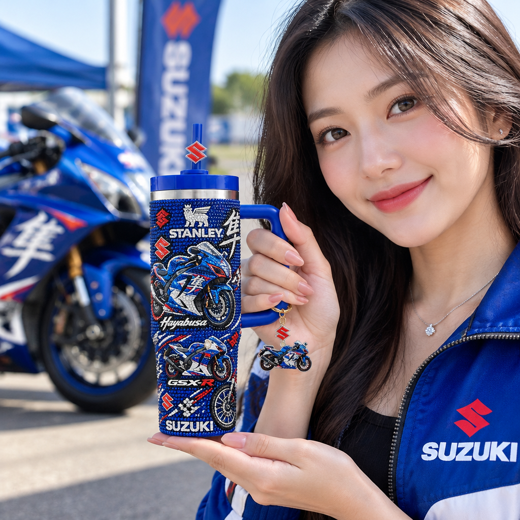 Suzuki 40oz Tumbler With Handle TTNL