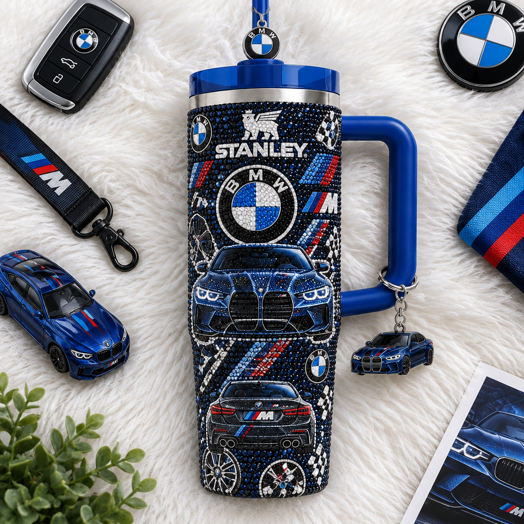 Bmw 40oz Tumbler With Handle TTNL