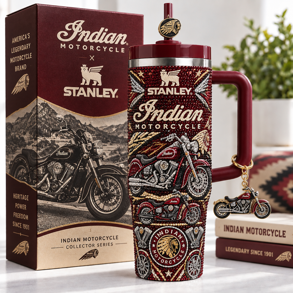 Indian Motorcycles 40oz Tumbler With Handle TTNL