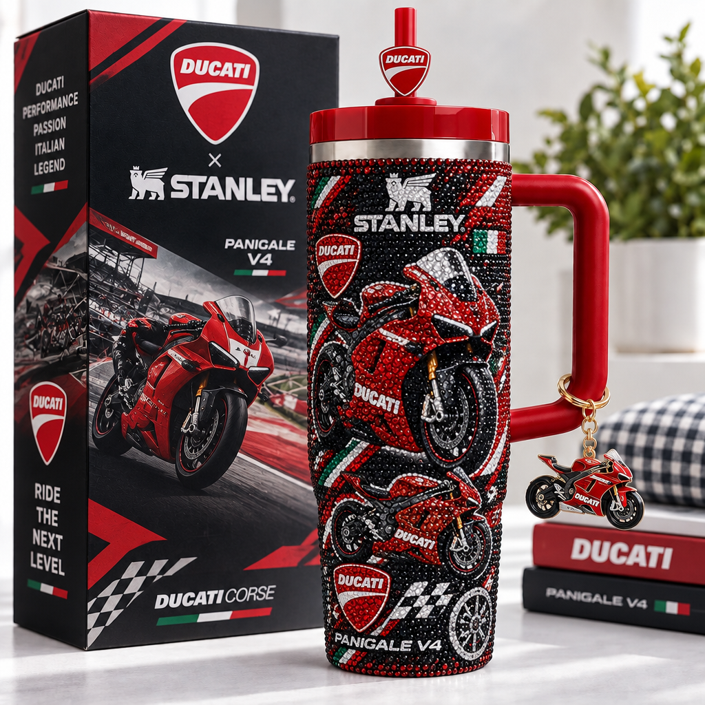 Ducati 40oz Tumbler With Handle TTNL