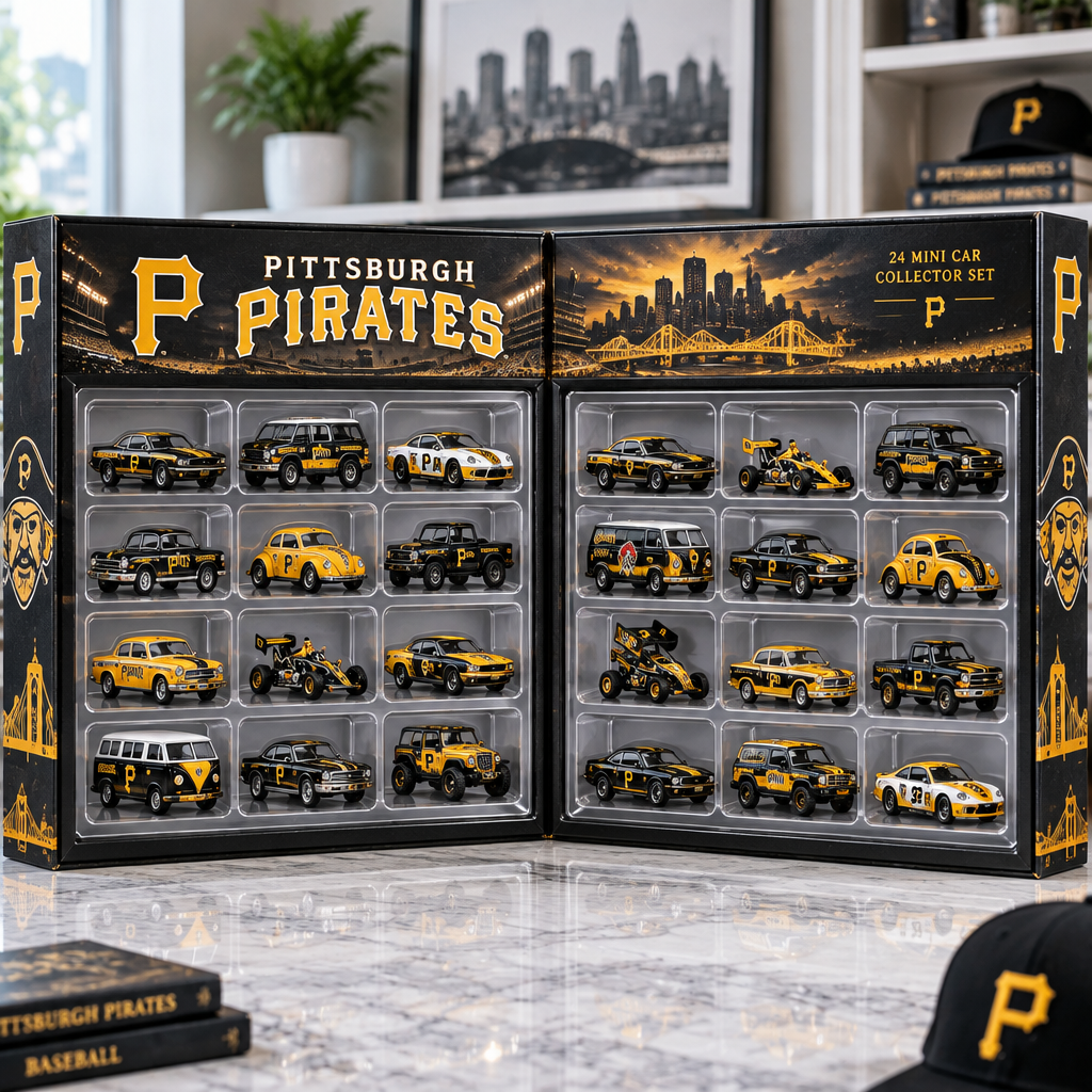 Pittsburgh Pirates Premium Mini Car Advent Calendar