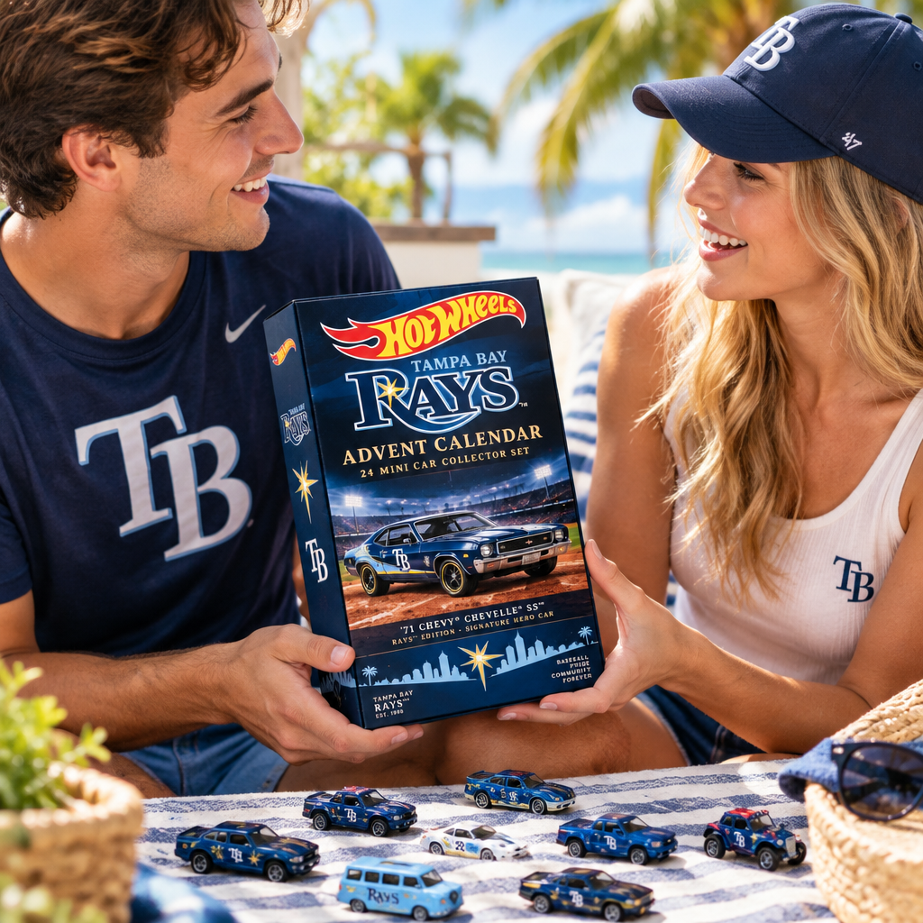Tampa Bay Rays Premium Mini Car Advent Calendar