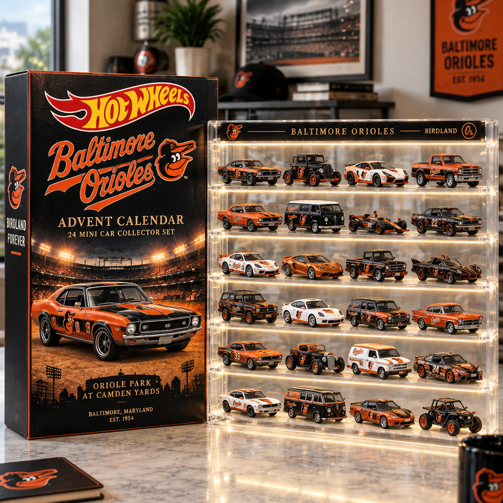 Baltimore Orioles Premium Mini Car Advent Calendar