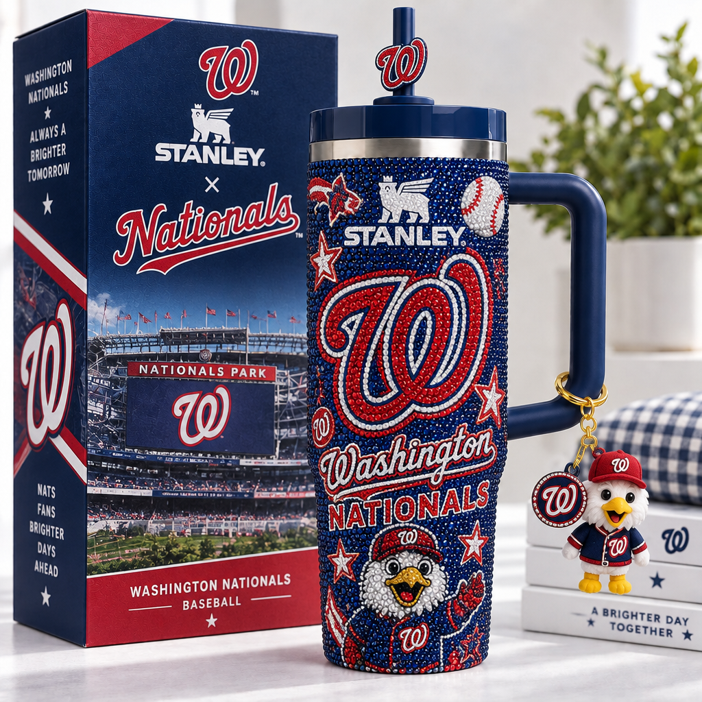 Washington Nationals 40oz Tumbler With Handle TTNL