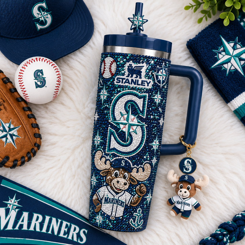 Seattle Mariners 40oz Tumbler With Handle TTNL
