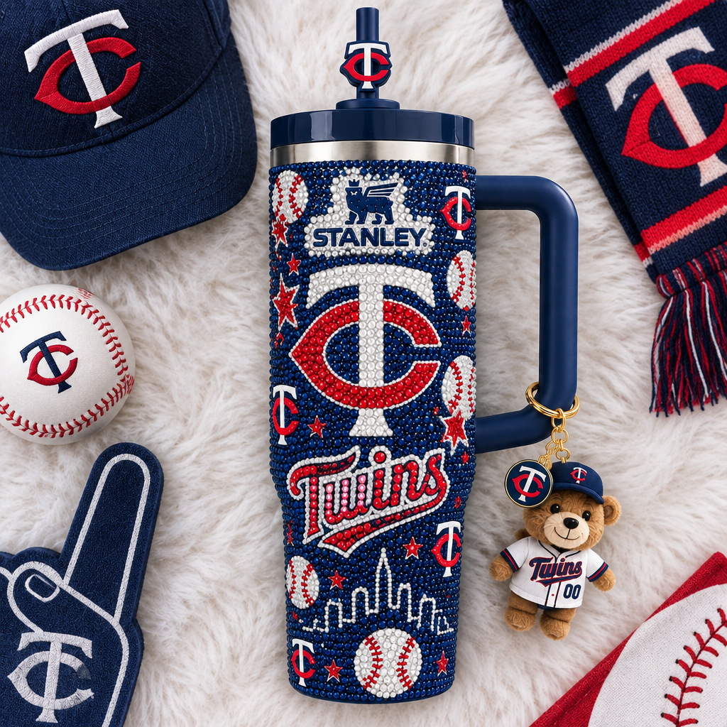 Minnesota Twins 40oz Tumbler With Handle TTNL