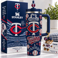 Minnesota Twins 40oz Tumbler With Handle TTNL