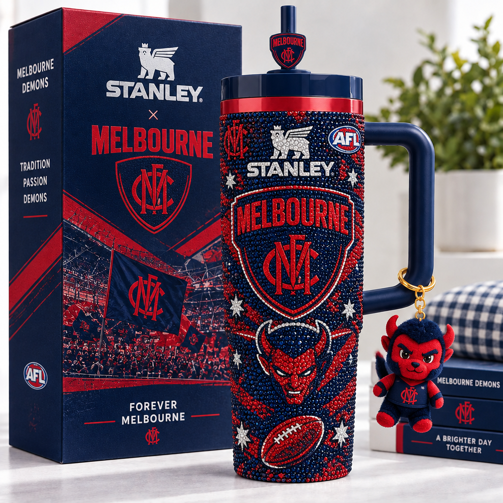 Melbourne Demons 40oz Tumbler With Handle TTNL
